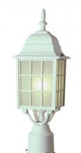Trans Globe 4421 WH - 1LT POST MOUNT